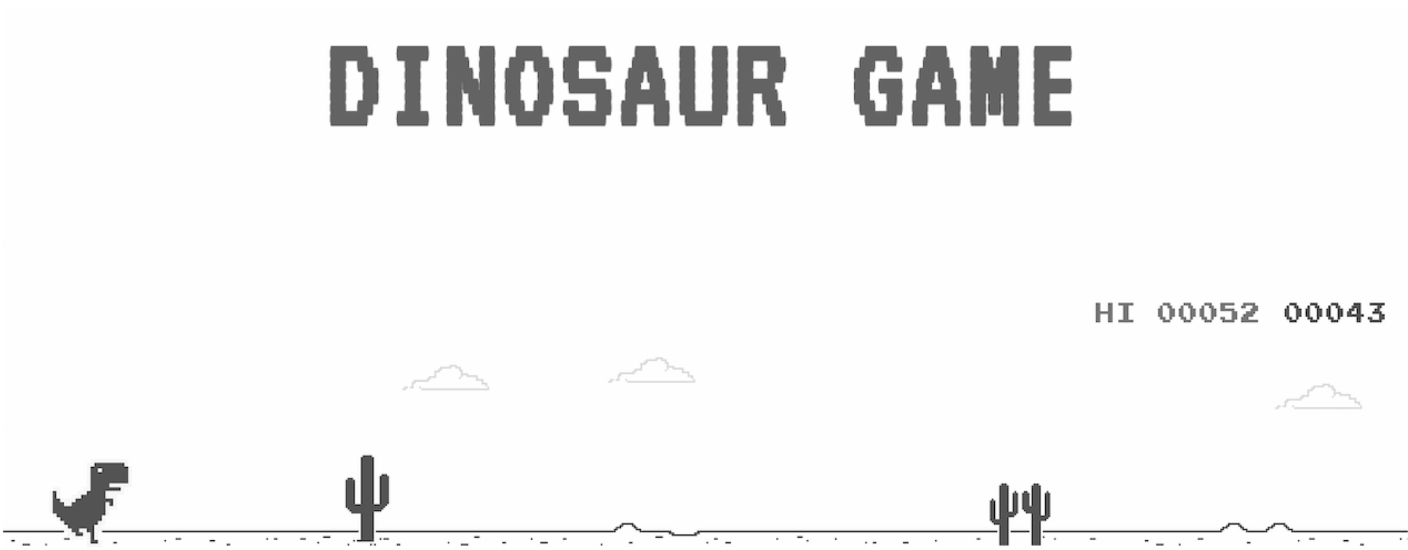 Dino Game Screenshot